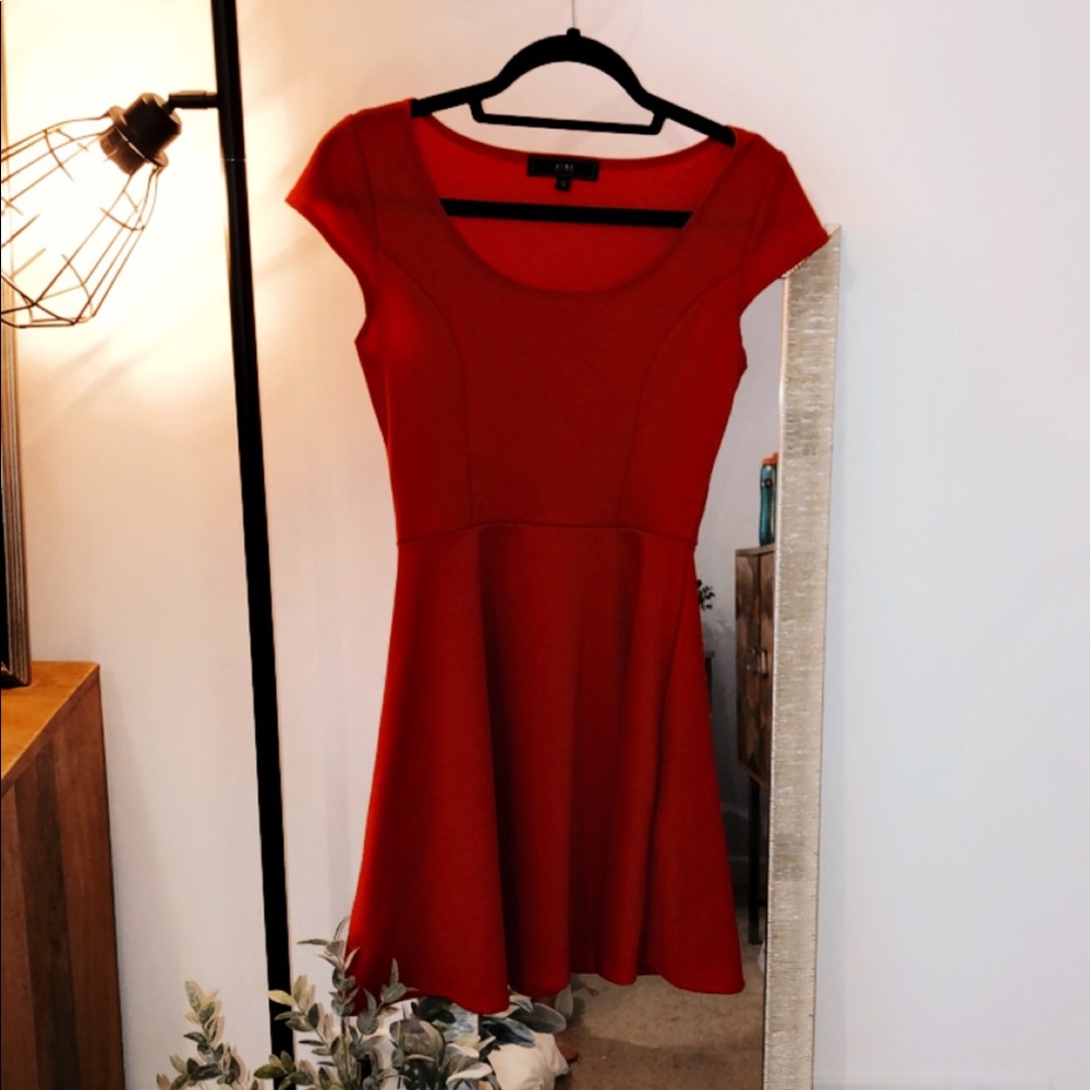 Red dress